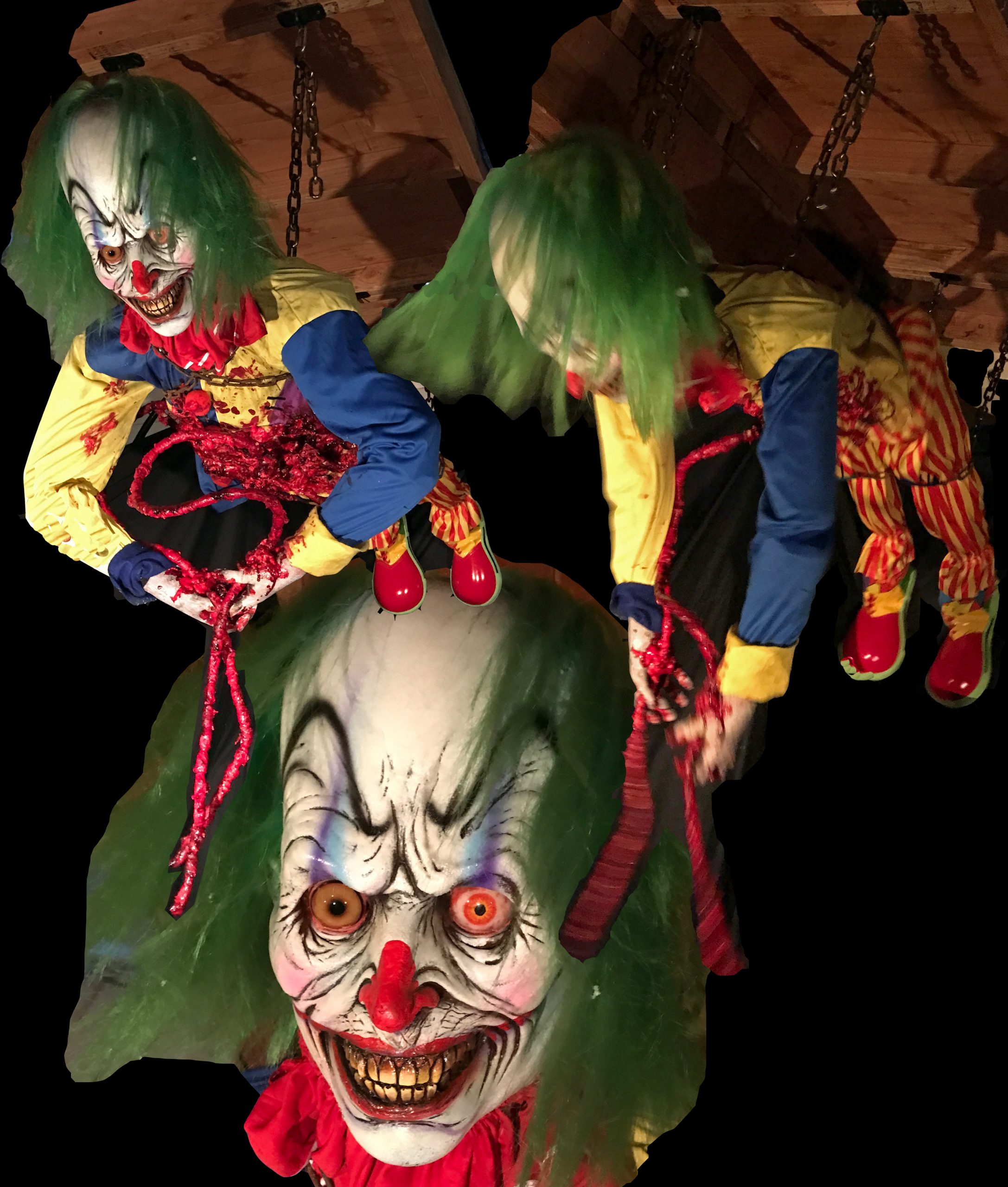 Clown Chained to the Ceiling