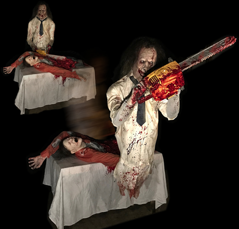 Leatherface Chainsaw Lunger