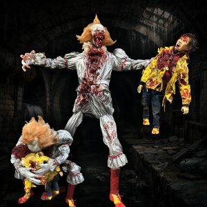 Crouching Eating Clown