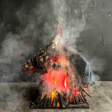 Skewered And Burning
