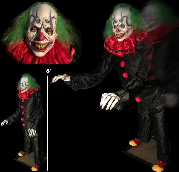 Giant Clown Reacher : Poison Props Animatronic Prop - PoisonProps.com
