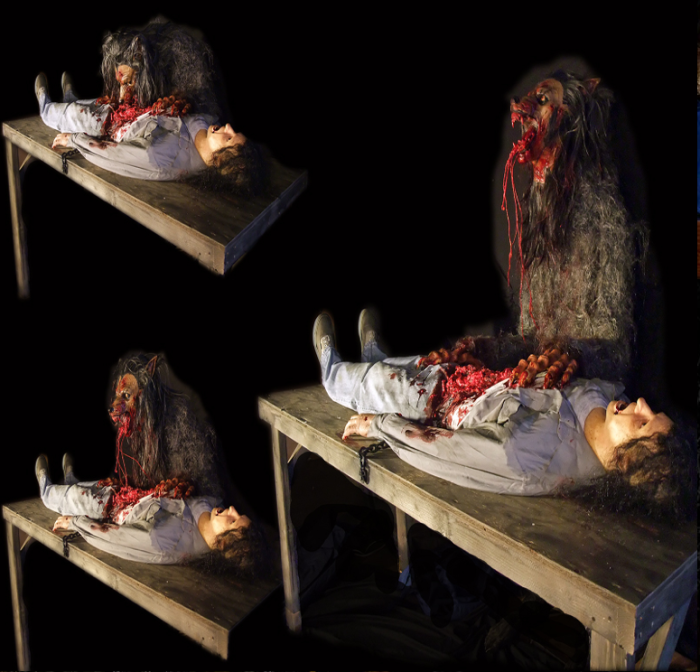 WEREWOLF FEEDING TABLE - WFT419 WEREWOLF FEEDING TABLE - WFT419