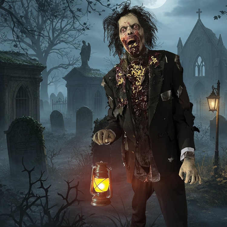 Rotating Maggot Zombie