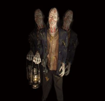 rotating maggot zombie lantern - RZ420