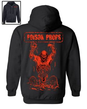 Poison Props Zip Hoodie Back